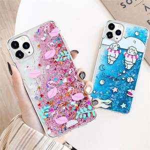 Funda de teléfono a prueba de golpes para Xiaomi Mi 11X POCO C31, carcasa colorida de arena movediza brillante líquido ostentoso transparente TPU + PC - Product Image 6