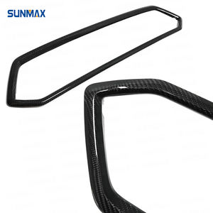 Accesorios de Fibra de Carbono Seca para Parrilla Delantera de Coche, Marco de Parrilla de Carreras, Moldura Exterior para Subaru WRX STI VA 2018 <span class=keywords><strong>2019</strong></span> 2020 2021 - Product Image 4