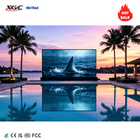 Mur vidéo LED 3D extérieur visible à l'œil nu, panneau d'affichage LED étanche pour façade de centre commercial, publicité commerciale pour piscines et complexes hôteliers