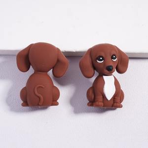 Cuentas de Silicona 3D con Forma de <span class=keywords><strong>Cachorro</strong></span>, Libres de BPA, de Grado Alimenticio, <span class=keywords><strong>para</strong></span> Bolígrafos y Joyería - Product Image 5