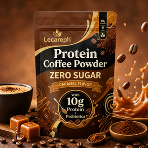 Poudre de <span class=keywords><strong>café</strong></span> protéiné Arabica à marque privée pour la croissance musculaire, mélange instantané de <span class=keywords><strong>café</strong></span> et de protéines de lactosérum - Product Image 1