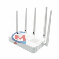 ZC-521X6-E5 en gros ONU ONT avec WiFi 6 AX3000 routeur double bande 4GE + 1POTS + AX3000 équipement de fibre optique avec alimentation 12V