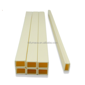 Tube céramique réfractaire <span class=keywords><strong>en</strong></span> <span class=keywords><strong>alumine</strong></span> Al2O3 de grand diamètre, carré/rectangulaire, pour four à haute température - Product Image 4