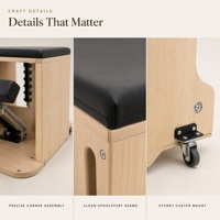 Chaise Wunda de Pilates en bois d'acajou et d'érable de qualité supérieure, appareil d'entraînement de stabilité pour le yoga et la remise en forme à domicile, vente en gros