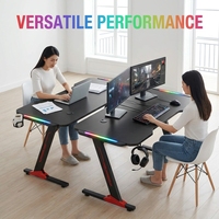 Bureau de jeu RGB AOR pour la maison, la chambre, l'internet café, le bureau, l'apprentissage, design ergonomique, panneau E0, vente en gros d'usine