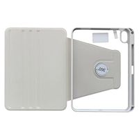 Nouvelle coque de tablette en acrylique + PU antichoc à rotation 360° pour iPad 2019/2020/2021