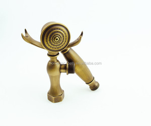 High Quality Two Holes Wall Mount Bath Faucets With Handheld <b>Shower</b> Head Phone Retro Vintage Cooper <b>Shower</b> <b>System</b> LY-1817 Cooper - Product Image 1