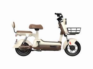 Vente flash Nouveauté Vélo électrique de ville pour femmes de 16 pouces avec batterie au plomb intégrée Cadre en acier au carbone et <span class=keywords><strong>panier</strong></span> - Product Image 2
