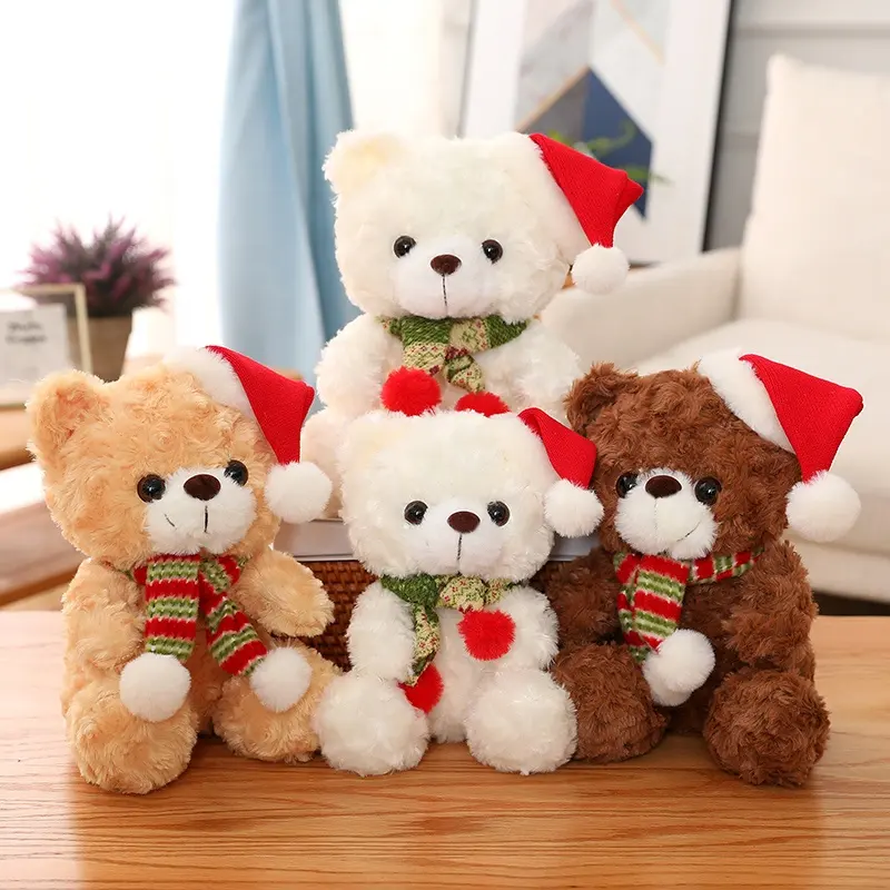 YSTPLT plüschtiere großhandel weihnachten teddybär spielzeug geschenke plüschtiere geburtstag geschenke unternehmen geschenk anpassung