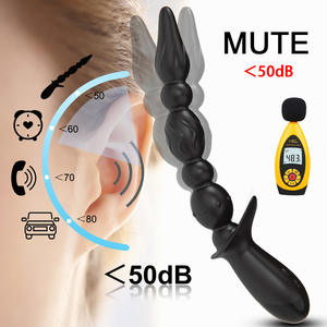 Charge Anal Beads <span class=keywords><strong>XXX</strong></span> G Spot Anal Vibrating Beads Dildo Vibrator Juguetes para adultos para masturbación femenina - Product Image 3