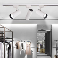 Éclairage Commercial Réglable Led Track Light Spot Light pour Boutique Armoire Fenêtre Hôtel Restaurant Hall D'exposition Super Marché