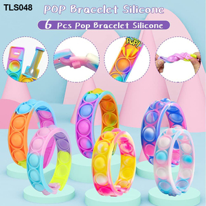 Al por mayor <span class=keywords><strong>nueva</strong></span> pulsera antiestrés rompecabezas para aliviar el estrés pulsera deportiva dedo <span class=keywords><strong>burbuja</strong></span> pulsera de silicona juguete para apretar - Product Image 6