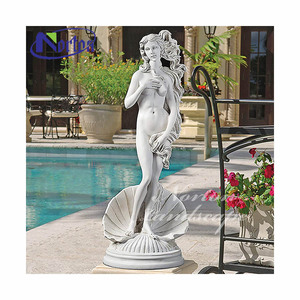 Décoration <span class=keywords><strong>de</strong></span> jardin, sculpture <span class=keywords><strong>de</strong></span> femme en pierre <span class=keywords><strong>de</strong></span> style grec antique, <span class=keywords><strong>la</strong></span> <span class=keywords><strong>naissance</strong></span> <span class=keywords><strong>de</strong></span> <span class=keywords><strong>Vénus</strong></span>, statues en marbre blanc - Product Image 1