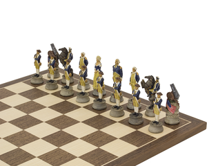 Escultura de Resina <span class=keywords><strong>Guerra</strong></span> DE LA <span class=keywords><strong>Independencia</strong></span> Tema Juego de Ajedrez 3,5 "Pintado a Mano - Product Image 4