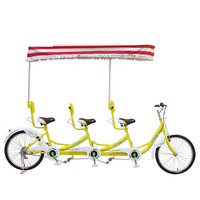 Bicicleta Tándem de 3 Asientos para 3 Personas en Venta al por Mayor, Gran Oferta 2022
