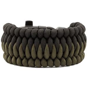 Bracelet d'urgence tissé en paracorde EDC de randonnée le plus durable avec boussole sifflet Firestarter - Product Image 6
