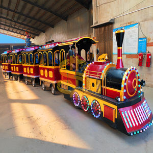 <span class=keywords><strong>Train</strong></span> miniature sans rails de qualité supérieure avec lumières LED et système sonore, attraction pour opérations nocturnes lors de carnavals ou d'événements festifs - Product Image 3