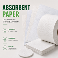 Papier absorbant liquide résistant à l'humidité pour projets artistiques, 80-180g
