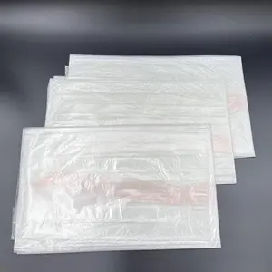 MOQ 100pcs PVA biodegradable hot & cold hospital water soluble seam laundry Bag
