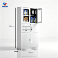 Meuble de classement vertical pliable en acier verrouillable à 2 tiroirs, design moderne, pour documents format légal/lettre, idéal pour la maison, la salle de sport ou l'extérieur