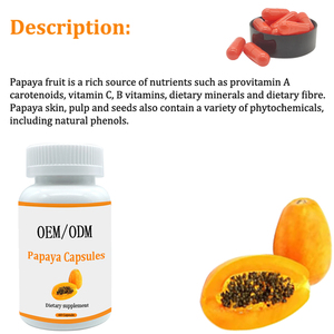 OEM Private Label <span class=keywords><strong>Papaya</strong></span> Leaf Extract Essence Cápsulas Adulto Melhoramento Da Mama Cápsulas para Crianças Adolescentes Mulheres Grávidas - Product Image 6