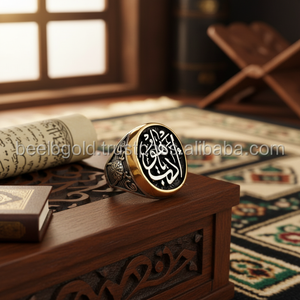 925K Sterling Silver Islamic <b>Men</b> <b>Ring</b> - Product Image 3