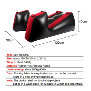 Sillón Inflable Eros, Sofá para Parejas, Muebles para Recostarse, Cama de Amor, Colchón para Amantes, Cojín Portátil para Dormitorio, Sillón - Product Image 3