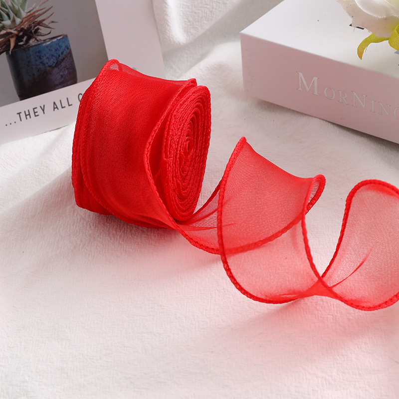 Vrai rouge*6 cm*10 yards en sac
