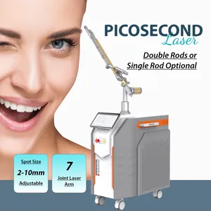 Nhập khẩu chuyên nghiệp Pico picosecond Laser Tattoo Laser Loại bỏ máy