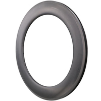Jante en carbone pour vélo de course OEM 86mm 700c Jantes de vélo sans chambre à air en carbone brillant 27.25mm de largeur avec système de freinage en V