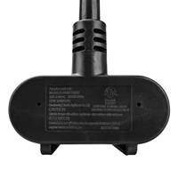Kabel Adaptor RV 30 Amp NEMA L14-30P ke TT-30R, Kabel Y Splitter, Heavy Duty 10 AWG STW, Selubung PVC Fleksibel, Bersertifikasi ETL