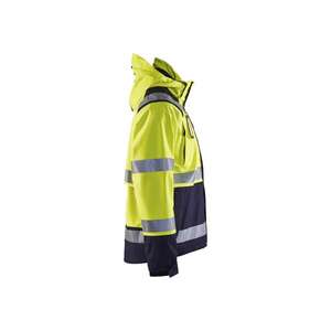 BLAKLADER - 498719873389XXXL <b>Hi</b>-<b>Vis</b> Shell <b>jacket</b> <b>Yellow</b>/Navy blue - EAN 7330509434543 <b>HI</b>-<b>VIS</b> WORKWEAR - Product Image 3