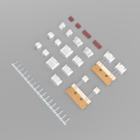 FAF B250011-1-10 SX003-10A rouge 2.50MM pas de fil pour embarquer le connecteur 10 broches boîtier en-tête avec un patron