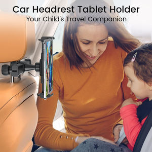 ที่วางโทรศัพท์มือถือในรถยนต์แบบติดพนักพิงศีรษะ ทำจากอลูมิเนียมอัลลอยด์ รุ่นใหม่ ปี <span class=keywords><strong>2026</strong></span> สำหรับเบาะหลังรถยนต์ - Product Image 2