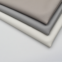 Tissu en cuir synthétique PVC Rexine en gros, similicuir végétalien Litchi Lychee pour la décoration intérieure, la sellerie de sièges de voiture