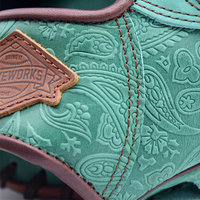 Gant de baseball en cuir Steerhide personnalisé bon marché avec capuche