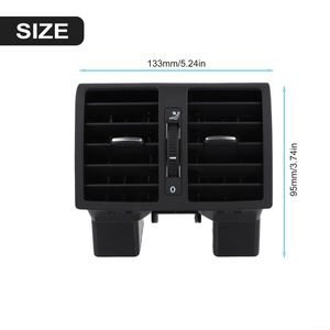 Rear Air Conditioning Vent For Volkswagen Touran 133mm X 95mm ABS <b>Interior</b> <b>Accessory</b> - Product Image 1