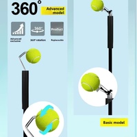 Équipement d'entraînement auxiliaire pour le service au tennis, écologique, durable, léger, pour l'auto-entraînement en intérieur et en extérieur