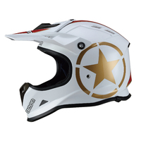 Casco de carreras de motos al aire libre, casco de motocross con certificación dual DOT ECE, todoterreno, 2017