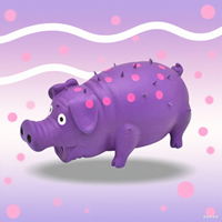 2025 nouvelle vente chaude usine Stock bas prix de gros animal de compagnie chat chien nettoyage des dents bâton à mâcher résistant aux morsures Latex Spot cochon