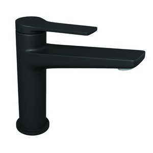 Miscelatore Termostatico per Lavabo KAM-KANDA NERO Design Moderno con Finitura Nero Opaco per Uso Ospedaliero - Product Image 2