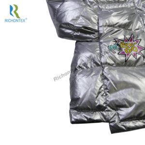 Niños niños niñas invierno china Pato <span class=keywords><strong>con</strong></span> capucha larga plata tejido impermeable chaquetas - Product Image 5