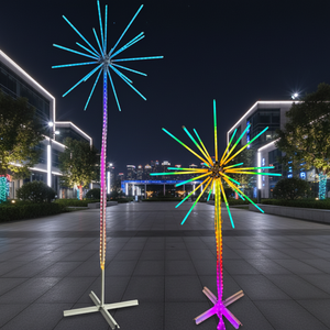 <span class=keywords><strong>Luces</strong></span> de Poste de Árbol de Fuegos Artificiales LED 3D IP65 Inteligentes RGB de Color Mágico para Exteriores para Bodas, <span class=keywords><strong>Navidad</strong></span> y Paisajismo - Product Image 1