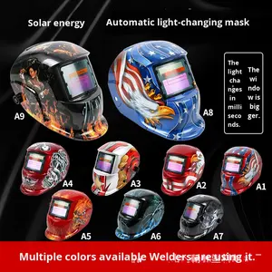 ضوء متغير ذكي خوذة لحام محمولة على الرأس ضوء متغير لحام نظارات أقنعة لحام لتحسين الرؤية - Product Image 4