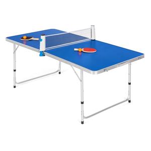 Konford Mini Table De Ping-Pong Set Avec Batte Filet De Pingpong Rétractable Post Logo Personnalisé Enfants Réglage De La Hauteur Petite Table De Tenis - Product Image 1