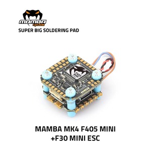 Diatone <span class=keywords><strong>MAMBA</strong></span> MK4 F405 MINI 30A 40A 20x20 Mini <span class=keywords><strong>F4</strong></span> Flight Controller Stack ICM42688P BLHeli_S DShot pour FPV - Product Image 4