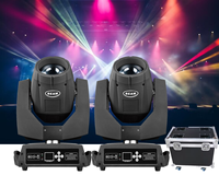 2PCS 230W Moving Head Beam Light avec DMX512 Lyre Stage Effect Lighting Equipment Spotlight for Concert Party DJ Disco Wedding