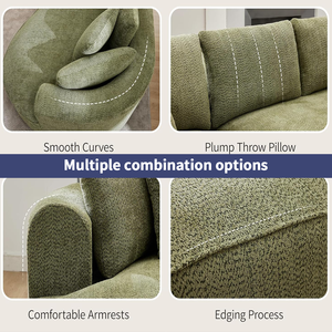 Moq100 Nhà Máy Tùy Chỉnh Thời Trang Nhà Phong Cách <span class=keywords><strong>Modular</strong></span> Cắt Bọt Sofa Giường Chân Không Gói Nén Miếng Bọt Biển Cắt Sofa - Product Image 6