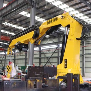 Nueva Grúa de Cubierta para Barcos de 10 y 12 Toneladas para Trabajos en Astilleros y Diques, Grúa Hidráulica Articulada Marina de 12000 kg - Product Image 3