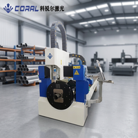 CORAL CRL-6012QG-A Máquina de Corte Láser de Fibra CNC Automática de 3000W para Tubos Metálicos, Alta Precisión, Compatible con PLT AI